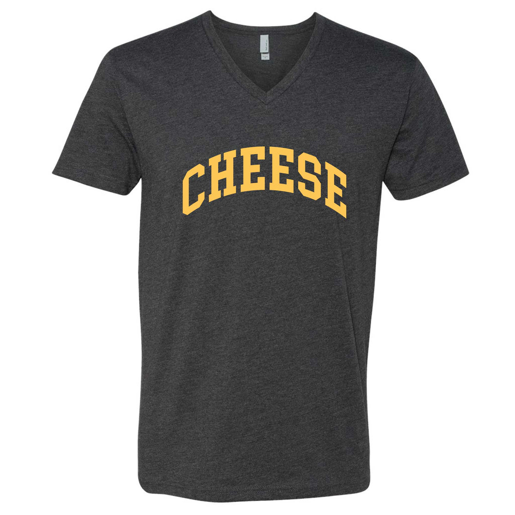 Wisconsin Varsity Cheese V-Neck T-Shirt