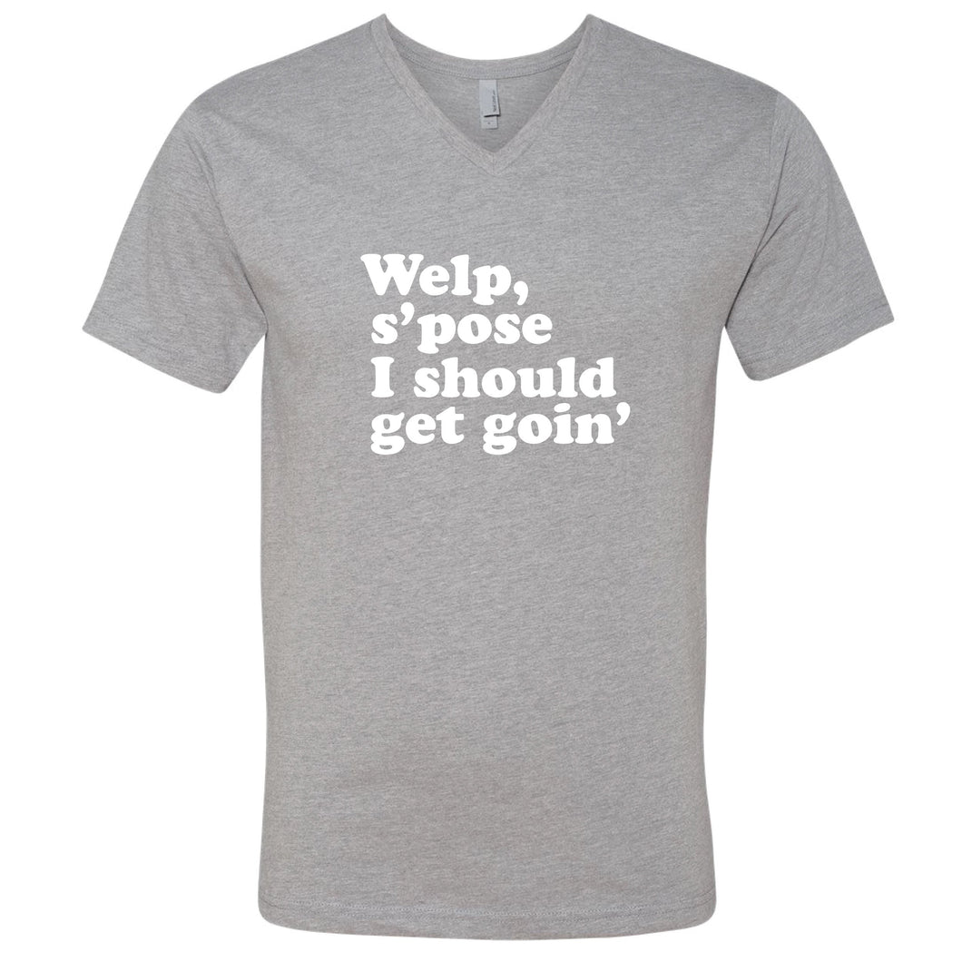 Should Get Goin' Wisconsin V-Neck T-Shirt
