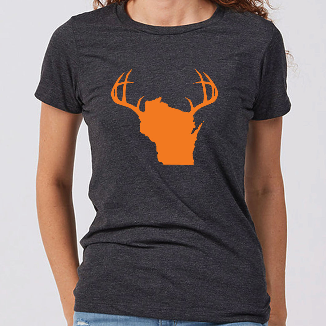 Women's Antlers Wisconsin T-Shirt