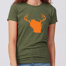 Women's Antlers Wisconsin T-Shirt