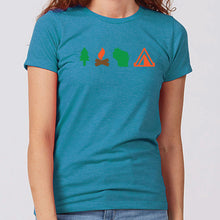 Women's Camping Wisconsin T-Shirt