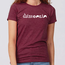 Women's Fishing Icons Wisconsin T-Shirt