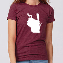 Women's Deer Hunting Wisconsin T-Shirt
