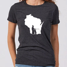 Women's Ice Fishing Wisconsin T-Shirt