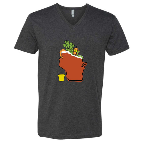 Bloody Mary Wisconsin V-Neck T-Shirt