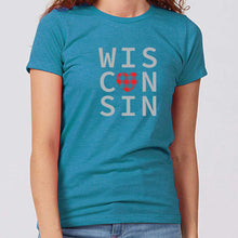 Buffalo Plaid Heart Wisconsin Women's T-Shirt
