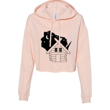 Wisconsin Cabin Cropped Hoodie