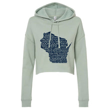 Wisconsin Everything Cropped Hoodie