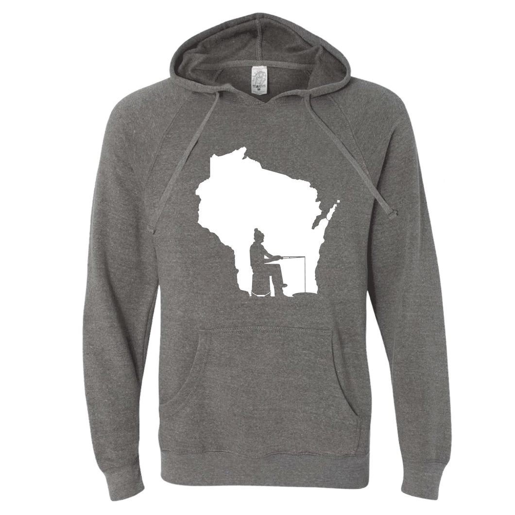 Wisconsin Ice Fishing Hoodie