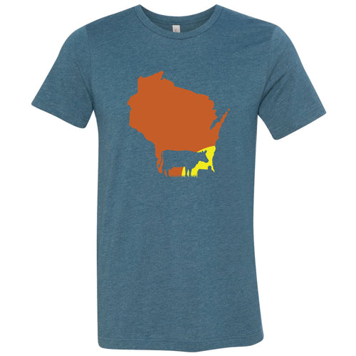 Cow Sunset Wisconsin T-Shirt