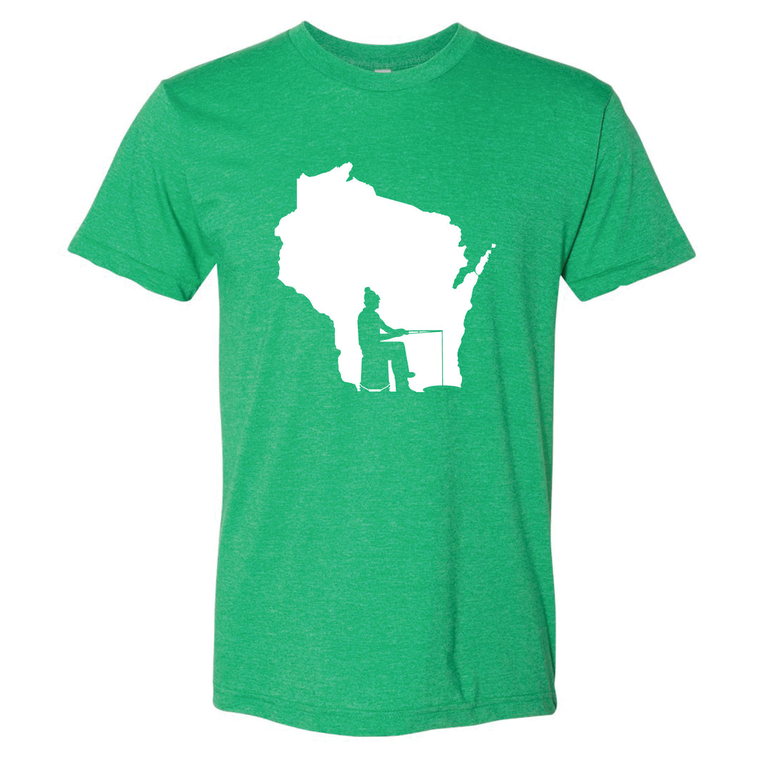 Ice Fishing Wisconsin T-Shirt – Sconteez