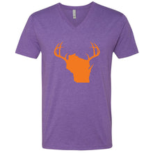 Antlers Wisconsin V-Neck T-Shirt