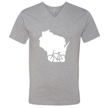 Bike Wisconsin V-Neck T-Shirt