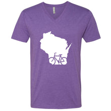 Bike Wisconsin V-Neck T-Shirt