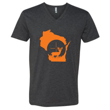 Deer Crosshairs Wisconsin V-Neck T-Shirt