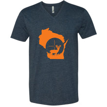 Deer Crosshairs Wisconsin V-Neck T-Shirt