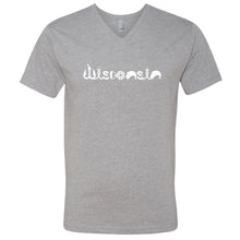 Fishing Icons Wisconsin V-Neck T-Shirt