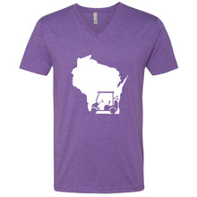 Golf Cart Wisconsin V-Neck T-Shirt