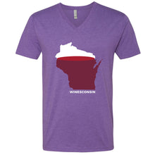 Winesconsin Wisconsin V-Neck T-Shirt