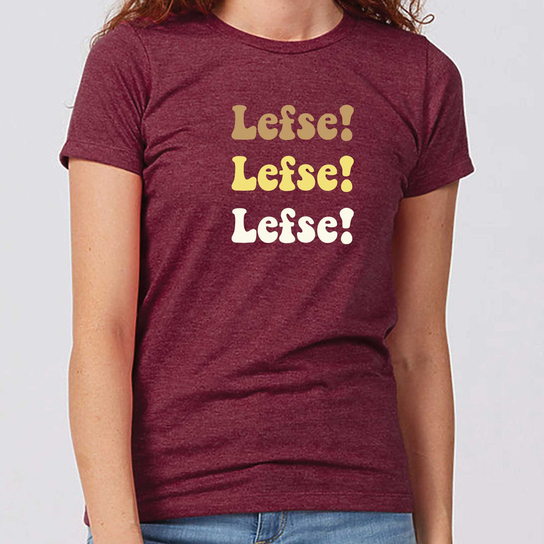Lefse! Lefse! Lefse! Wisconsin Women's T-Shirt