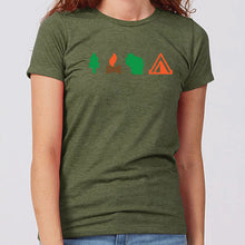 Women's Camping Wisconsin T-Shirt