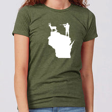 Women's Deer Hunting Wisconsin T-Shirt